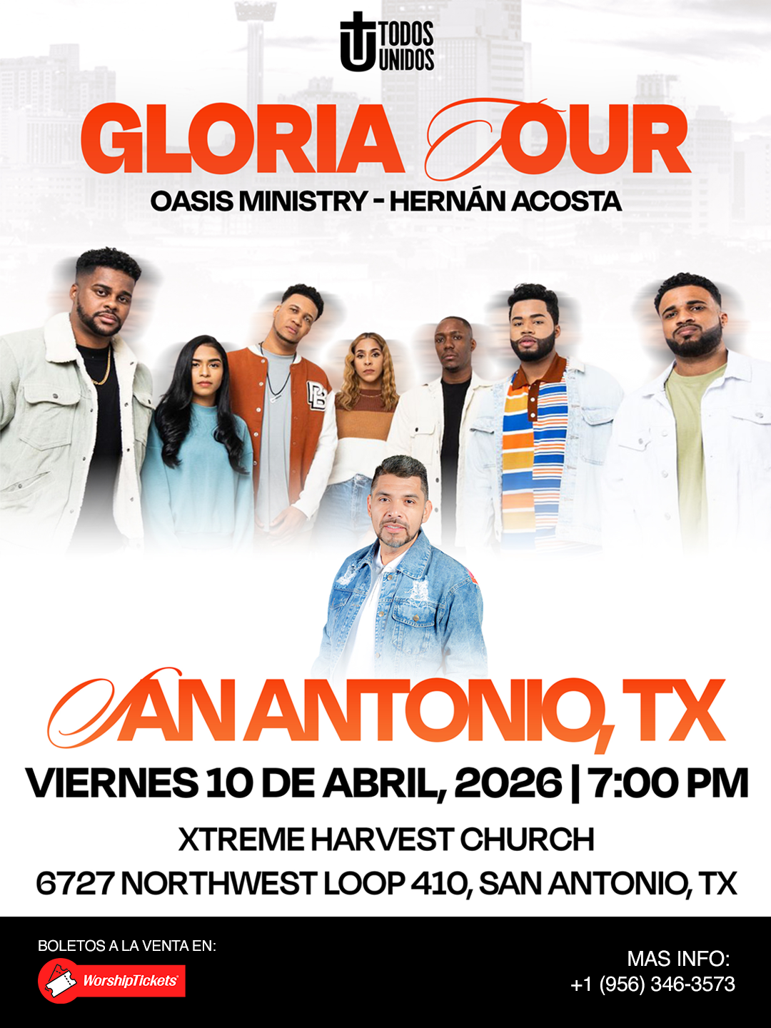 GLORIA TOUR - OASIS MINISTRY - HERNÁN ACOSTA - SAN ANTONIO, TX 2026